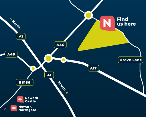 Newark Showground Map